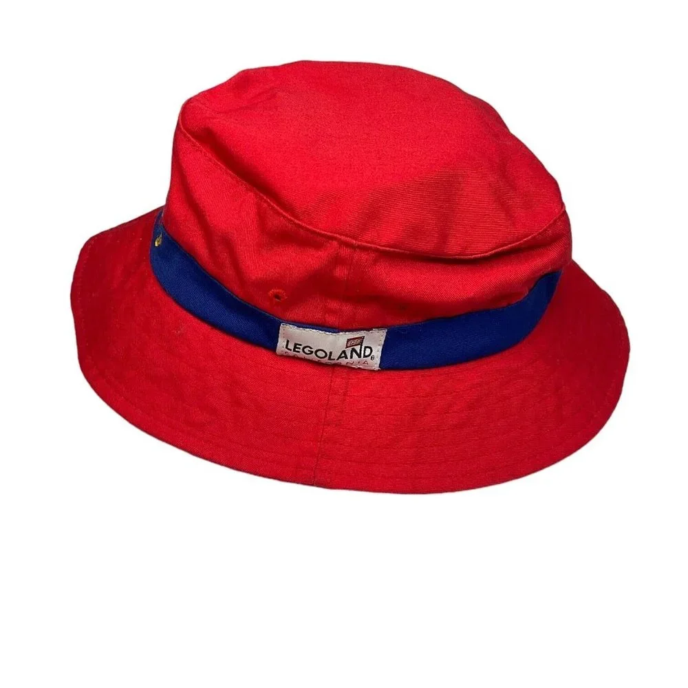 LEGOLAND California Red Bucket Hat  Size‎ L/XL Child Size